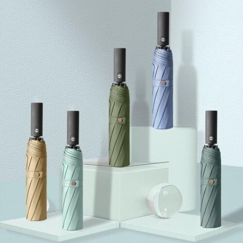 Automatic Umbrella Women 10K Anti UV Paraguas Sun Umbrella Rain Windproof Light Folding Luxury Men Travel Portable Umbrellas