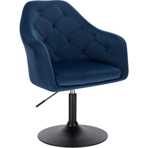 1PC Bar Chair Lounge Chairs Swivel Height Adjustable Leather Velvet Kitchen Chair Well Padded Seat with Armrest Backrest