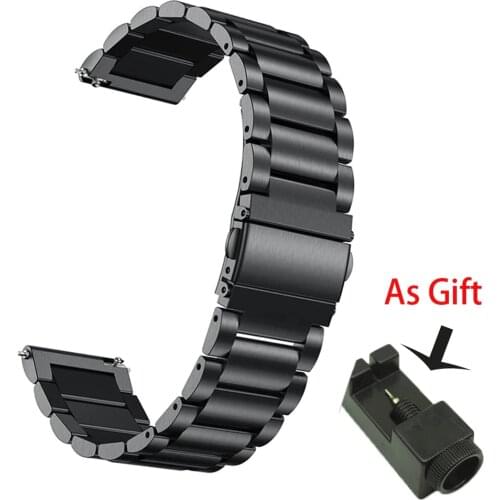 Stainless steel Metal Strap For Huami Amazfit GTR 2 GTR2 Wrist Band for Xiaomi Amazfit GTS 2 GTS2 Replace Watchband Bracelet