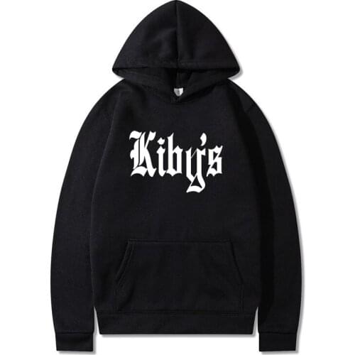 Brand Kibys Men Hoodies Printed Fleece Hoodie Streetwear cotton Casual Unisex Sweatshirts 2020 New