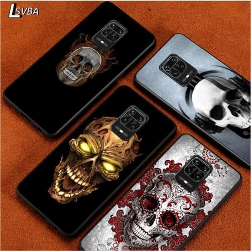 Head of death for Redmi K30 K30S K30T K20 10X 9i 9 9A 9C GO 8A 8 7 6 6A 5A 4X S2 Pro Plus Ultra Black Phone Case