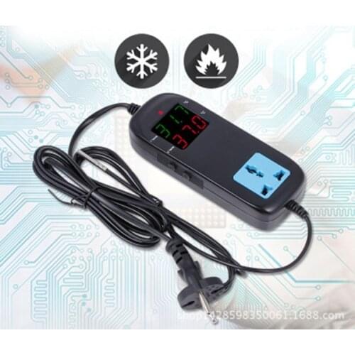 Heating and Cooling Digital Temperature Controller Thermostat,AC 90V-250V Smart Digital Thermostat Regulator,Home Brewing Tools