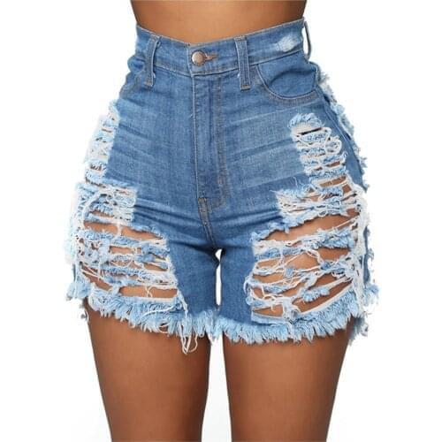Jeans High Waist Fashion Womens Pocket Solid Jeans Denim Pants Female Hollow Tassels Button Casual Shorts Pants Plus Size 5XL