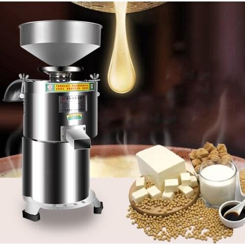 Soymilk Machine Commercial Sesame Paste Machine Blender Soy Milk Grinding Machine Grain Grinder Slurry Separator Refiner Machine