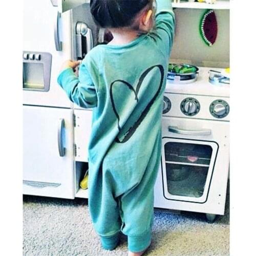 Childrens Climb Clothes Love Printing Baby Clothes Long Sleeve New Born Winter Baby Romper Fashion Halloween Costume 2020 Roupa