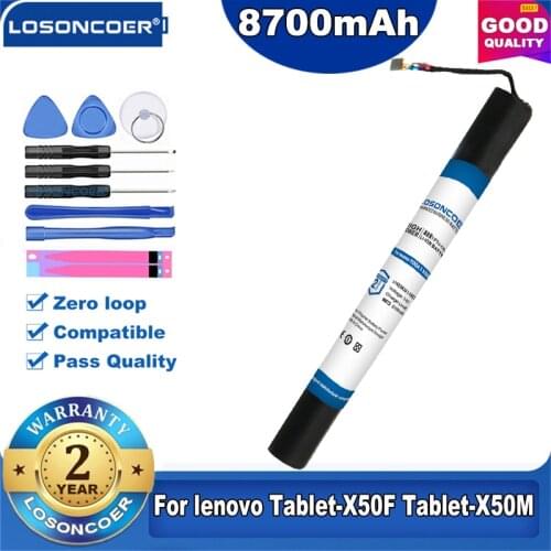 LOSONCOER 8700mAh L15C3K32 L15D3K32 Tablet Battery For Lenovo YOGA 3 Tablet-X50F Tablet-X50M YT3-X50F YT3-X50M YT3-X50L YT3-X50