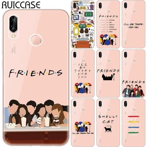 Friends TV Show Central Perk Coffe Soft Silicone Case Cover For Huawei P20 P30 Lite P40 Lite E Pro P10 Lite Y5 Y9 2018 2019