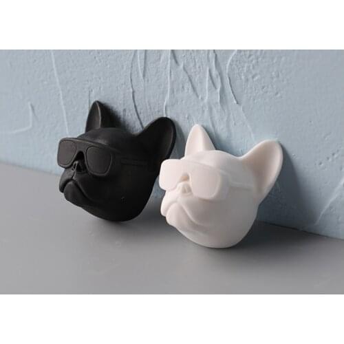 New Cool Glasses Dog Epoxy Resin Silicone Mold for DIY Car Air Outlet Ornaments Handicrafts Handmade Plaster Mould Making