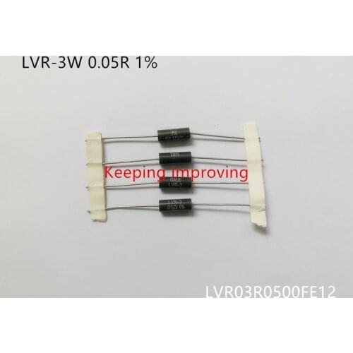 Original new 100% LVR-3W 0.05R 1% axial wound gauge resistance LVR03R0500FE12 (Inductor)