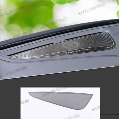 Lsrtw2017 car dashboard audio sound speaker trim for audi a4 b9 2017 2018 2019 2020 2021 a5 avant sportback accessories interior