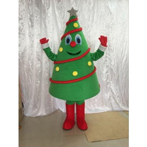 Christmas Tree Mascot costume Birthday Party Dress Halloween adult mascot costume mascotte costume hot sale