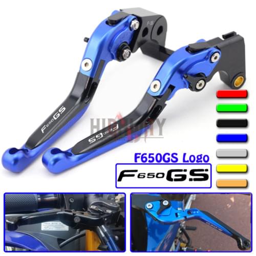 CNC Brake Handle Bar Lever Extendable Folding Adjustable Brake Clutch Levers For BMW F650GS 2008-2012 2009 2010 2011