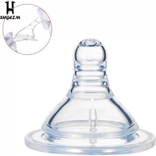 Wide Caliber Pacifier Silicone Bottle Accessories Baby Products Baby Silicone Pacifier Baby Feeding Tools For Baby