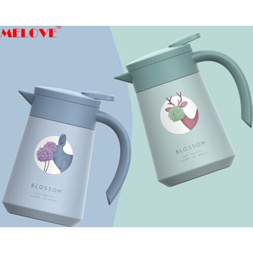 Nordic Double-wall Stainless Steel Thermos Water Bottle Vacuum Flasks Portable Sport Vacuum Thermos For Lovers 800ml