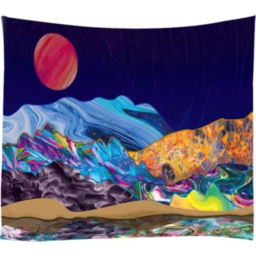 Creative 3D Dreamlike Fancy Painting Tapestry Wall Hanging Bed Spread Beach Towel Table Cloth Yoga Mat 250CM*180CM Large Size
