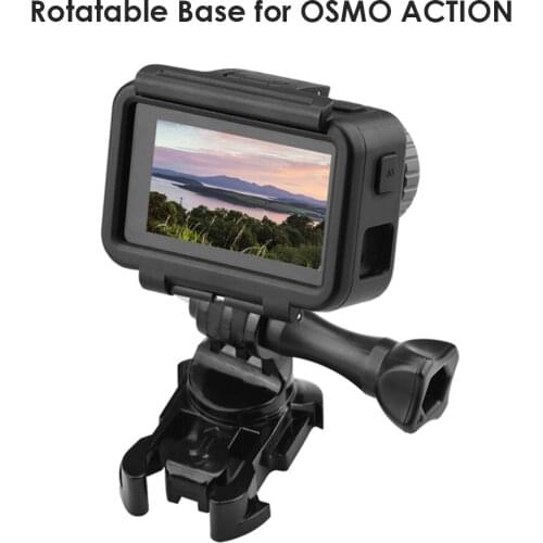 Vertical Mount 360 Rotatable with Quick Release Buckle Portable Quick Release Lightweight for DJI Osmo Action GoPro
