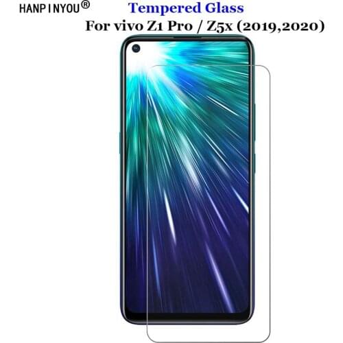 For vivo Z1 Pro Tempered Glass 9H 2.5D Premium Phone Screen Protector Film For vivo Z5x 2019 / 2020 6.53"