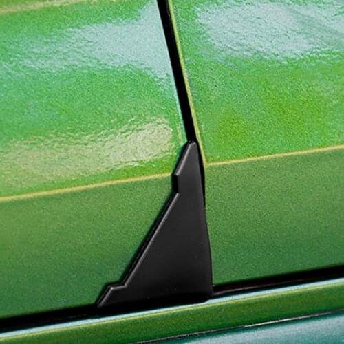 2pcs Car Door Corner Pad Anti Collision Protector Guards Car Front Door Angle Triangle Cover Silicone Anti-rust Stikcer Safety