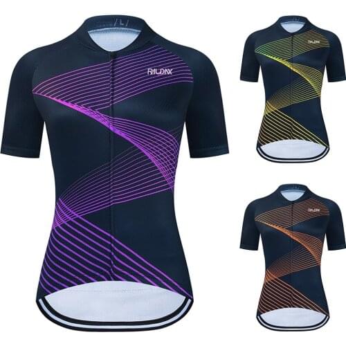 Womens Cycling Clothing 2021 Short Sleeve Ropa Ciclismo Summer Cycling Jersey Bike Jersey Uniform Cycling Kit Motocross Jersey