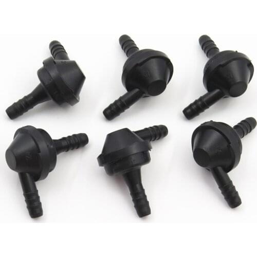 6 Pcs Engine Right Angle Vacuum Check Valve For 2.0 1.8 A3 A6 A4 A5 B6 B7 B8 Q5 TT VW Passat B5 Polo Beetle Touareg 058905291