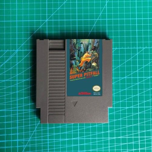Super Pitfall or Super Pitfall II 2 - 72 pins 8bit game cartridge