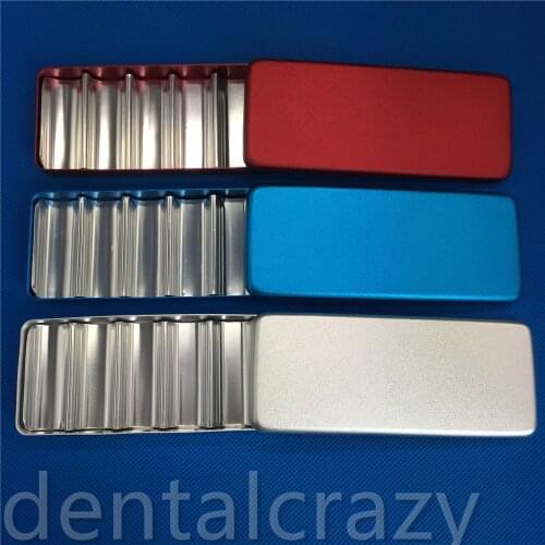 Best 3pcs Dental Bur Holder Block Sterilizer Case Disinfection Endo Box Rack Hot Sale