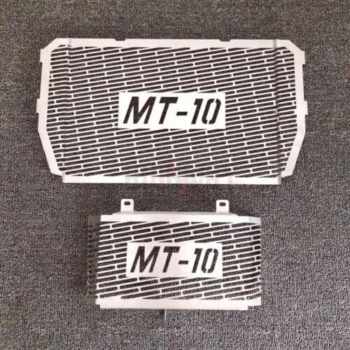 For YAMAHA MT10 MT 10 MT-10 FZ10 2016-2019 2020 Motorcycle Radiator Grille Cover Guard Stainless Steel Protection Protetor