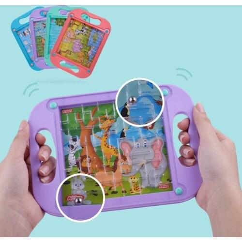 Pocket Balance Beads Parent-child interaction focus training maze game Childrens educational toys