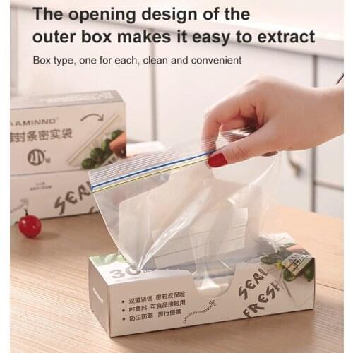 Multifunctional Fresh-keeping Sealed Food Bag Household Thickened Plastic Waterproof Packaging Bag Refrigerator Storage Bag