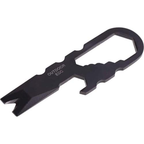 Multifunctional Multipurpose Multi Pocket Tool Crowbar Screwdriver Gadget Camp Hike Outdoor Mini Keyring key ring Keychain