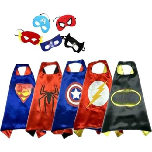 Superhero Capes Haloween Costumes Superhero Anime Costume Party Favors Superhero Cosplay Costume