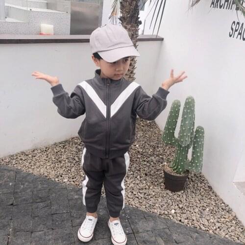 New Spring Summer Childrens Clothes Baby Boys Coat + Pants 2pcs/Set Kids School Beach Outdoor Teenage Clothing High Quality