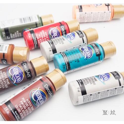 Original DecoArt American wind acrylic paint DA pigment Acrylic paints DA104~DA130