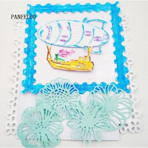 PANFELOU Steam boat metal craft paper die cutting dies Scrapbooking/DIY Easter Halloween Embossing mould cards