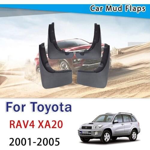 For Toyota RAV4 2001-2005 XA20 Front Fender Mudguards Mud Flaps Guard Splash Flap Rear Mudflap Accessories 2nd Gen