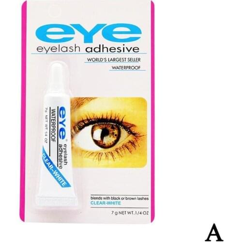 Professional Eyelash Glue Clear-white/Dark-black Waterproof Adhesive Eyelashes Tools False Eye Cosmetic Glue Makeup Lash I3B9