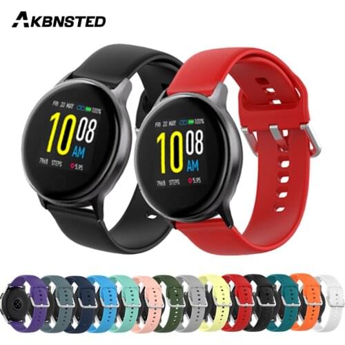 AKBNSTED For Umidigi Uwatch 3S/2s/2/ Smart Bracelet Accessories For Umidigi Uwatch/S/Urun Silicone Band Sports Watch Band Strap