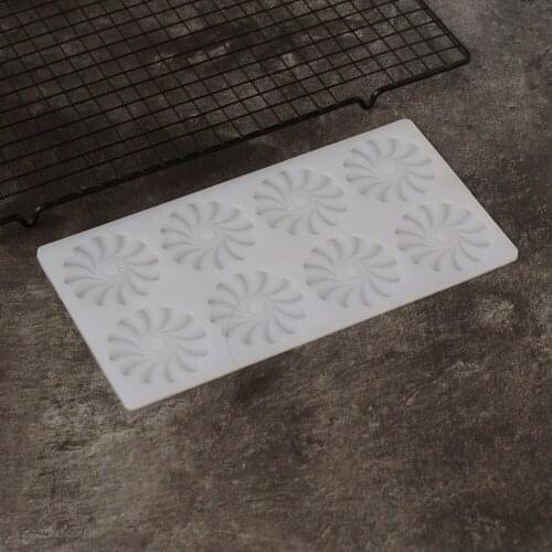 Silicone Chocolate Molds Vortex Shape Non-stick Ice Moulds Cake Mould Bakeware Kitchen Baking Tools Decoration