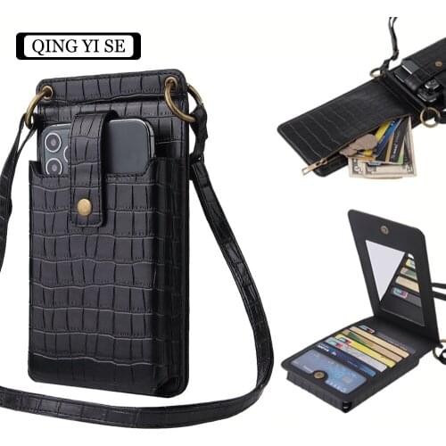 Fashion Small Crossbody Bags Women Mini PU Leather Shoulder Messenger Bag For Girls Ladies Phone Purse for iphone 12 11 pro max