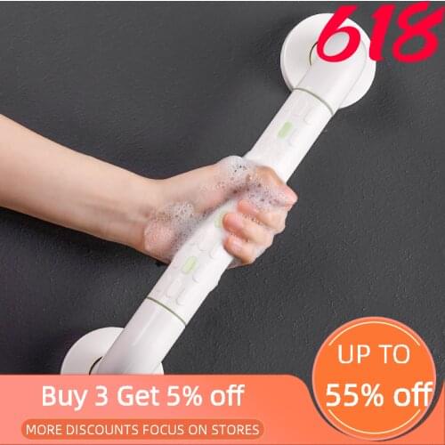 Luminous Handrail Thicken Handle Skid Resistance Toilet Handrail Elderly Child Discapacidad Universal Bathroom Bathtub Hotel