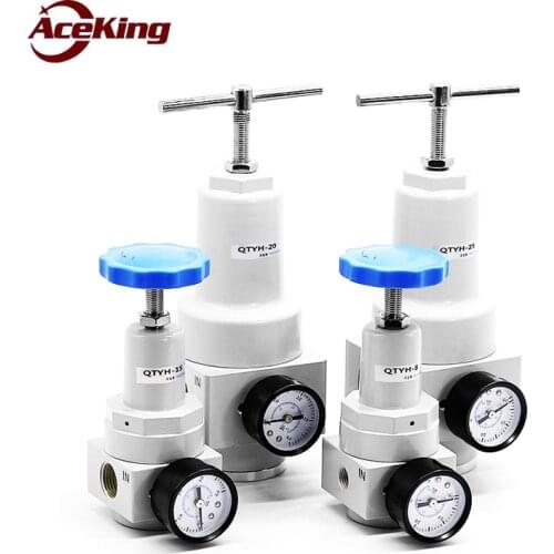 OTYH Air compressor air pump pneumatic high pressure reducing valve pressure regulating valve gas qtyh-08 10 15 20 25 40 50