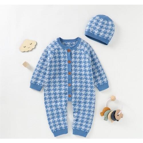 0-18m Winter Warm Thick Sweater For Baby Girl Boy Newborn Kid Clothes Long Sleeve Knitted Romper Long Sleeve Knitwear Outfit