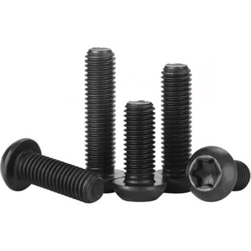 10pcs M3 M4 Torx Countersunk Head Screws 10.9 Level T&TX Flat Header Anti-Theft Bolts Mechanical Screw Bolt 6mm-25mm Length