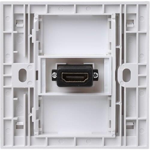 86 Type Wall Panel Socket HDMI High Definition Digital TV Network Cable Outlet