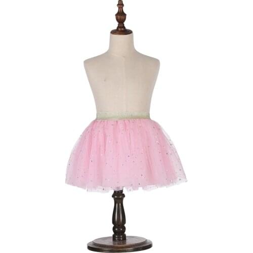 Baby Skirts Tutu Girls Ballet Dance Pettiskirts Toddler Star Glitter Printed Ball Gown Party Tutu Childrens Clothes
