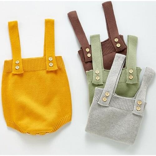 Kids Baby Boy Girl Sleeveless Braces Rompers Spring Autumn Newborn Infant Baby Girl Rompers Baby Boy Girl Clothes Rompers