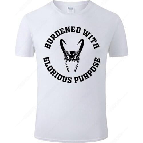 Loki Laufeyson T Shirt Men Fashion Print T-shirt Summer 100% Cotton Short Sleeve Cool Streetwear Tee Homme Camisa Hombre J101