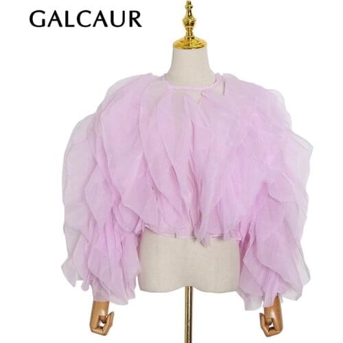 GALCAUR Lace Blouses