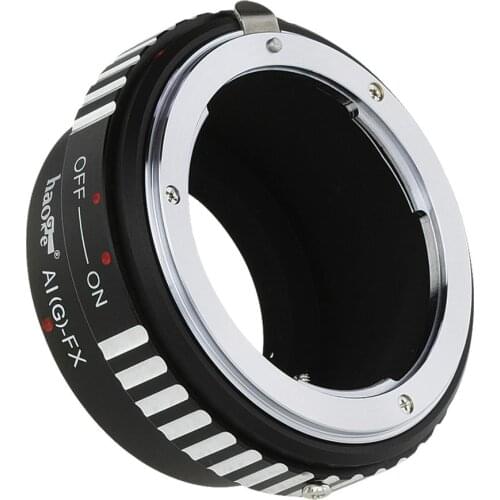 Haoge Lens Mount Adapter for Nikon Nikkor G Lens to Fuji X-mount Camera such as X-M1, X-Pro1, X-Pro2, X-T1, X-T2, X-T10, X-T20
