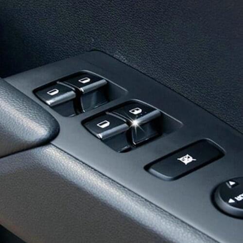 SBTMY Car styling ABS 7PCS/SET Car window lift buttons decorate sequins For Hyundai Solaris Verna car accessories